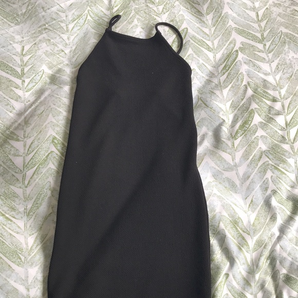 Halter Black Dress - Picture 3 of 3